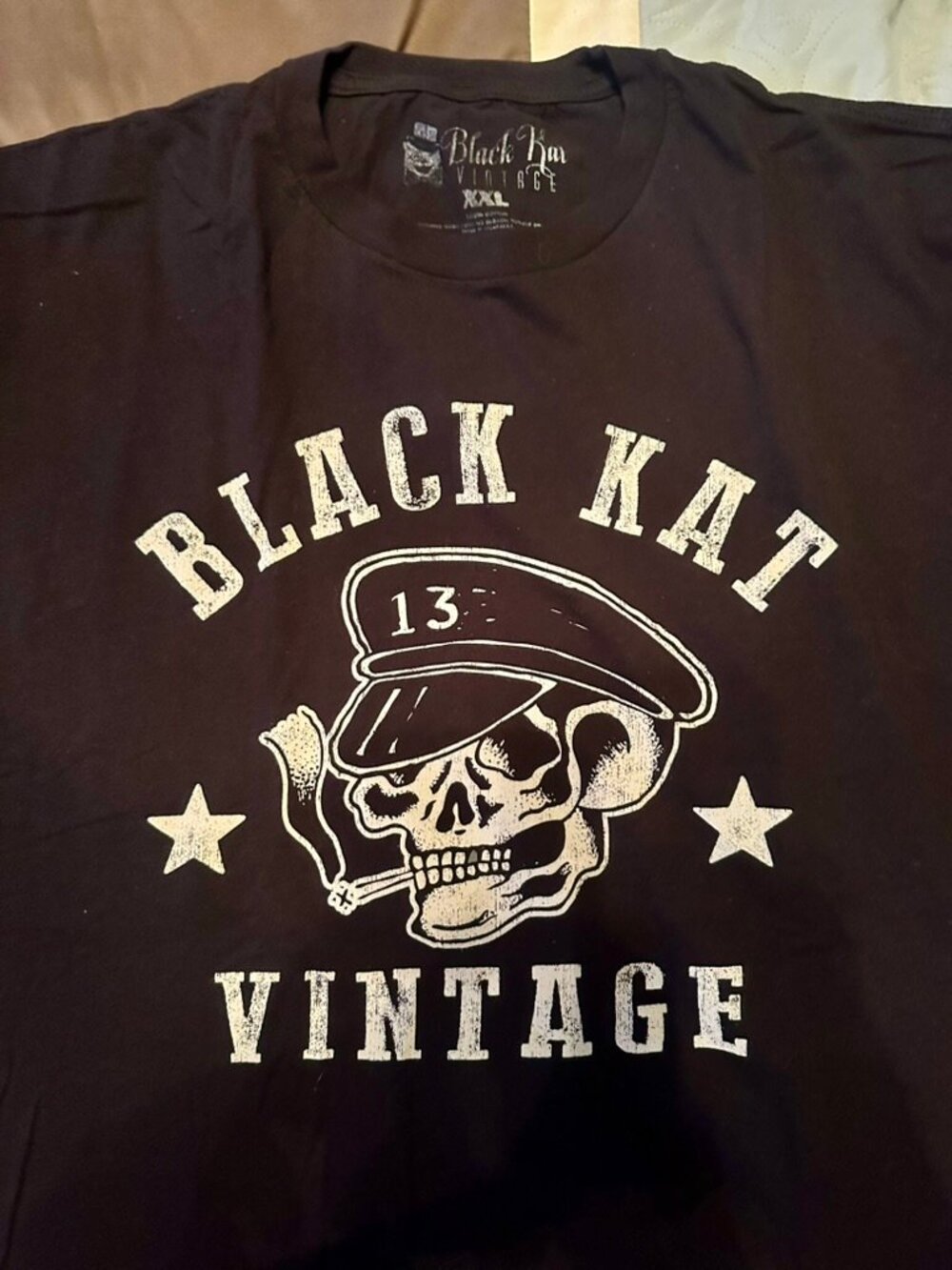 Black Kat Vintage tshirt -XXL